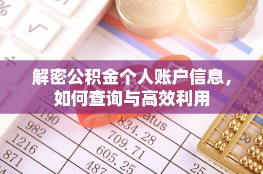 泾县解密公积金个人账户信息，如何查询与高效利用