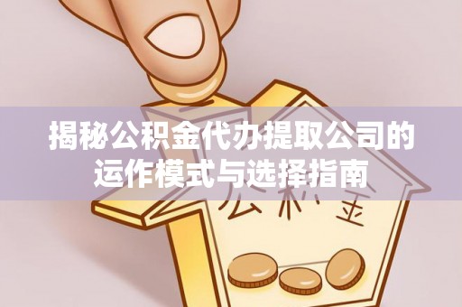 泾县揭秘公积金代办提取公司的运作模式与选择指南