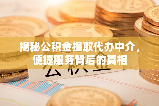 泾县揭秘公积金提取代办中介，便捷服务背后的真相