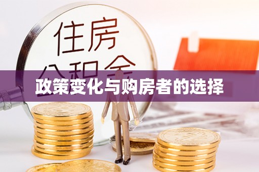 泾县政策变化与购房者的选择