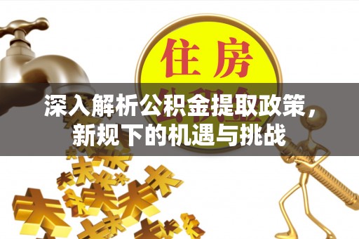 泾县深入解析公积金提取政策，新规下的机遇与挑战
