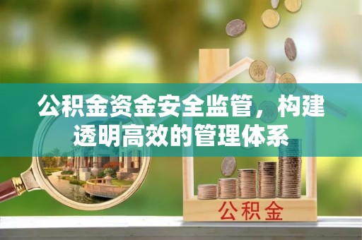 泾县公积金资金安全监管，构建透明高效的管理体系
