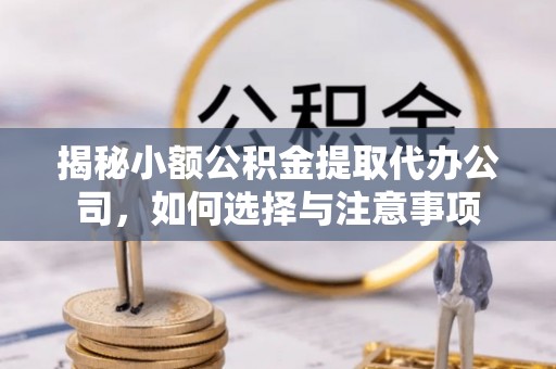 泾县揭秘小额公积金提取代办公司，如何选择与注意事项