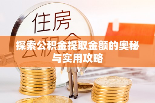 泾县探索公积金提取金额的奥秘与实用攻略
